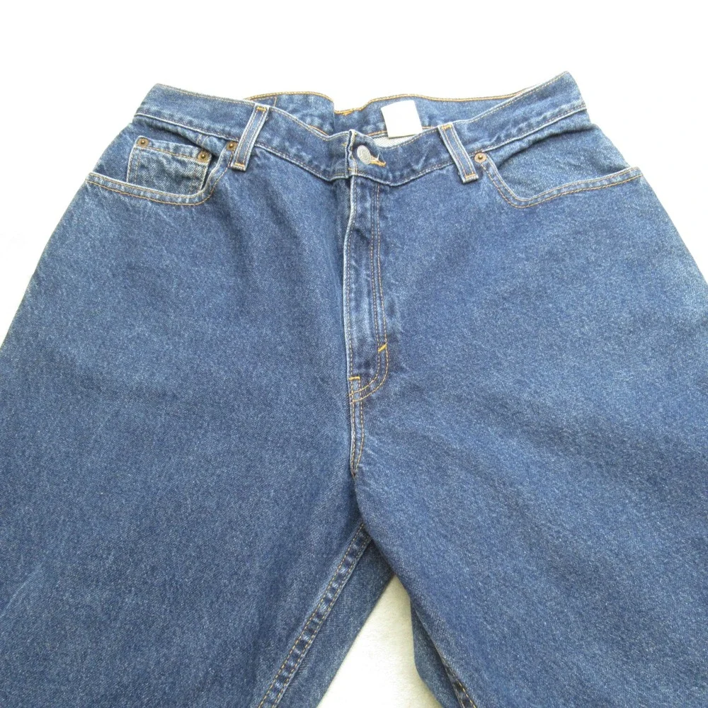 Levis 550 Jeans Mens 32X28 Dark Wash Denim Relaxed Fit Tapered Leg Baggy VTG‎